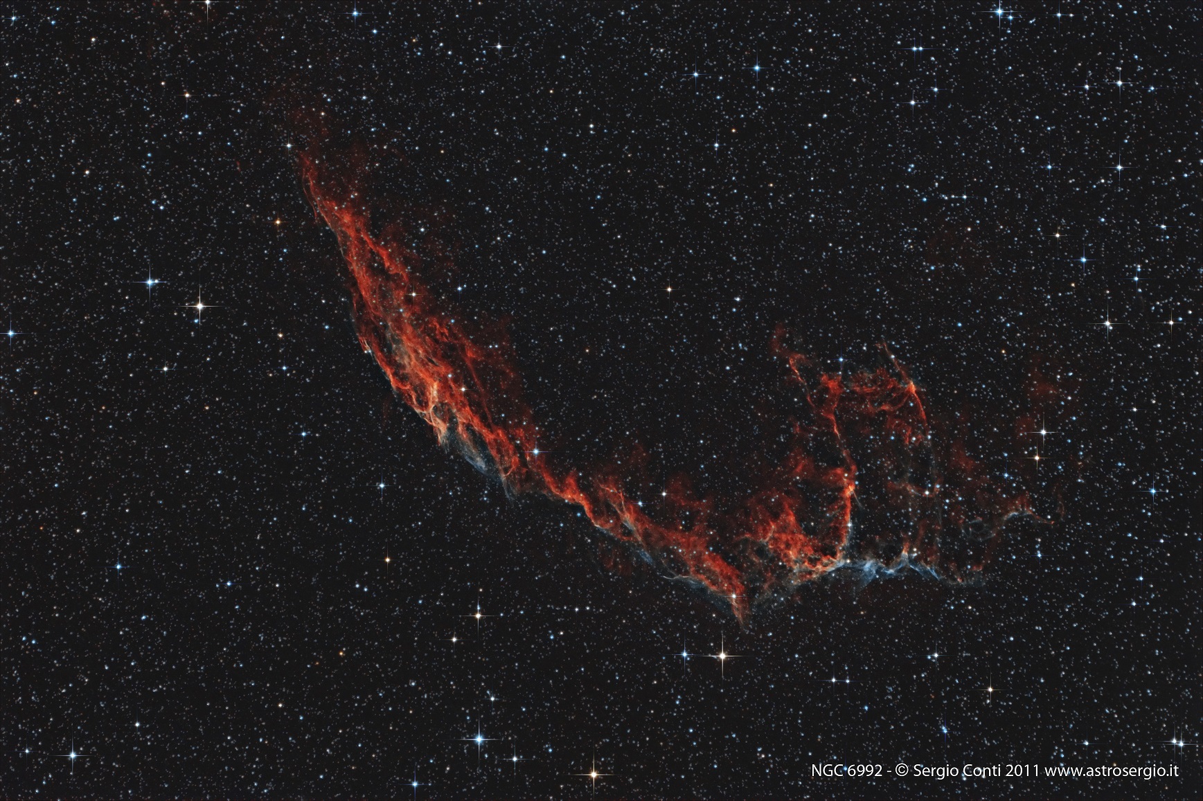 NGC 6992 – Nebulosa Velo – Sezione est
